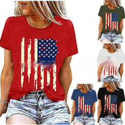 Jade Whitmore | American Flag Graphic T-Shirt For Women