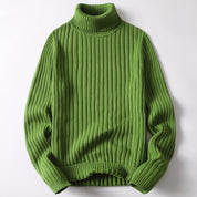 Jude Quarton | Slim Fit Ribbed Turtleneck Sweater For Men