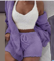 Rosette Linford | 3-Piece Fluffy Loungewear Set For Women