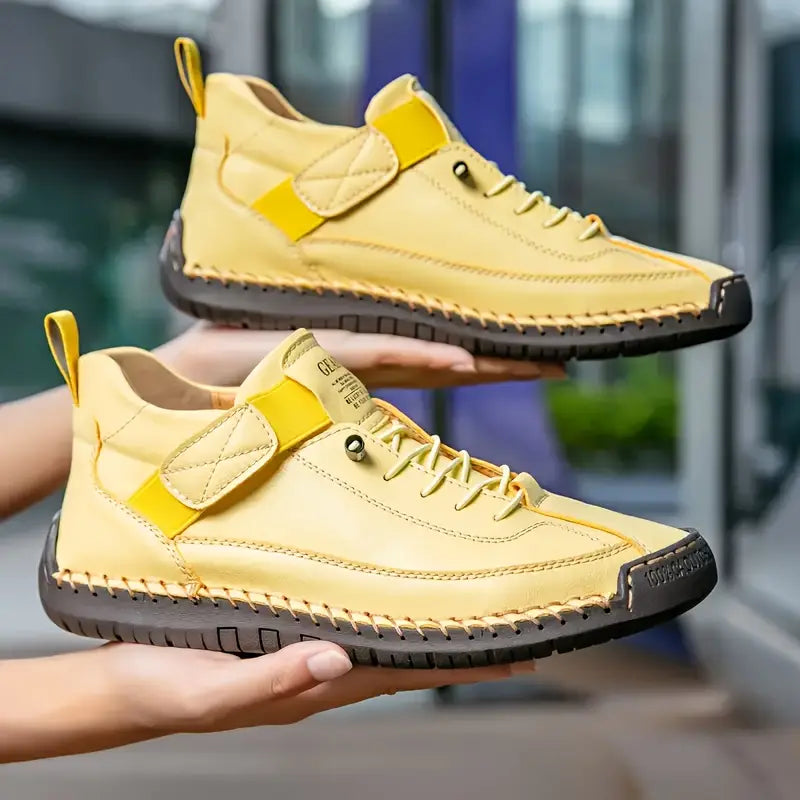 Elara Ravenswood | Orthopedic Sneakers Beige Wide Fit