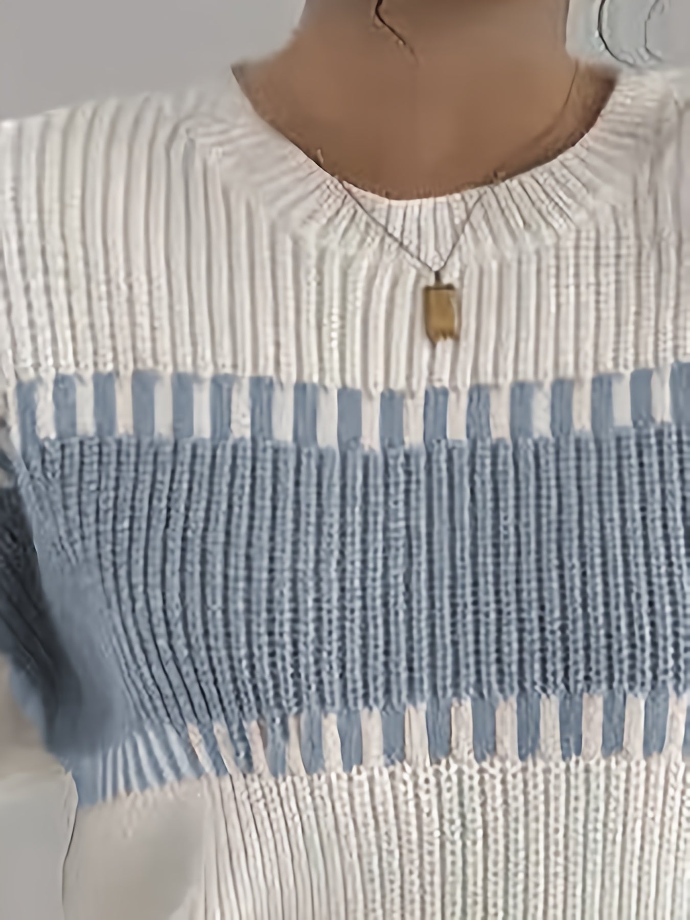 Margaux Thibault | Colour-Block Striped Sweater For Women