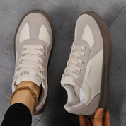 Isadora Beauchamp | Leather Lace-Up Sneakers For Women