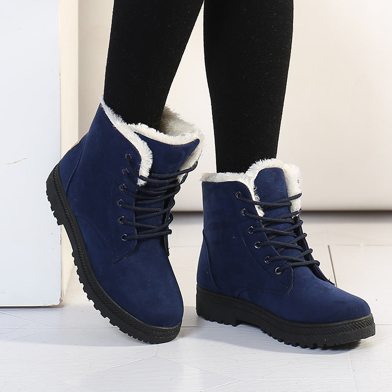 Ines Chastain | Faux Fur Lined Snow Boots For Women