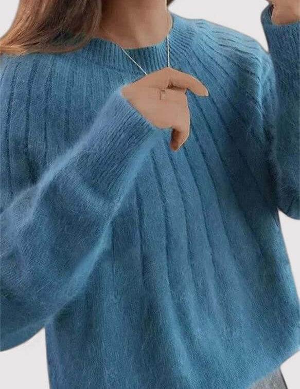 Genevieve Laurent | Soft High Neck Sweater For Women