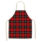 Marguerite Duvernay | Linen Look Christmas Apron With Festive Print