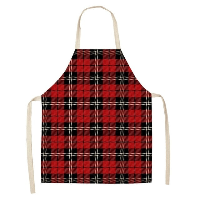 Marguerite Duvernay | Linen Look Christmas Apron With Festive Print