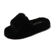 Jemma Pencombe | Fluffy Open Toe Slide Slippers For Women