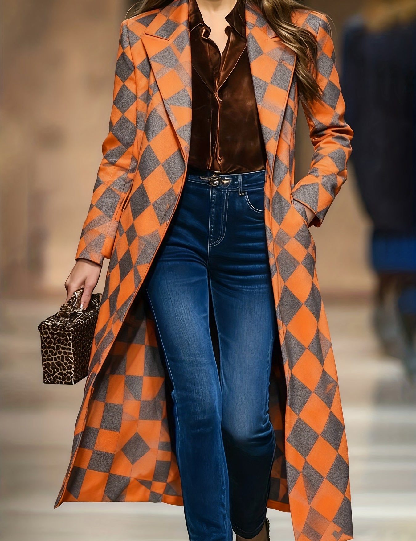 Sallie Kingswell | Velvet Long Lapel Duster Coat For Women