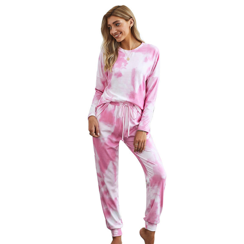 Giselle Castille | Tie-Dye Two Piece Lounge Set For Women