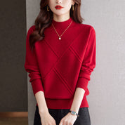 Mathilde Sorrento | Mock Neck Knit Sweater For Women