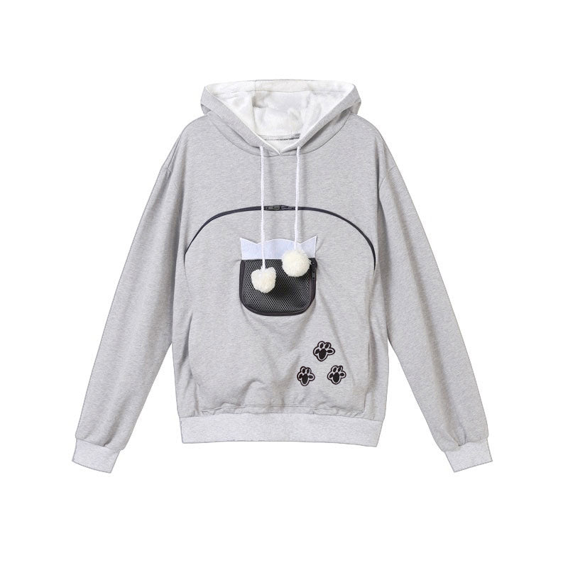 Amelie Rousset | Cat Ear Pet Carrier Hoodie For Women