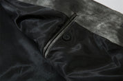 Etienne Corradini | Tie-Dye Suit Collar Leather Jacket For Men