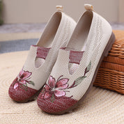 Colette Vasseur | Embroidered Floral Slippers For Women