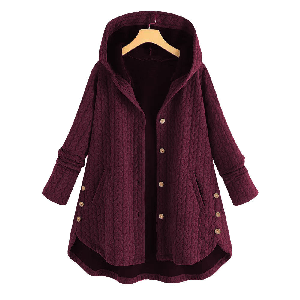 Eloise Bertrand | Quilted Hooded Long Parka For Women