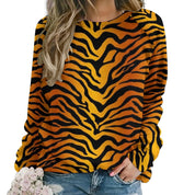 Scarlett Monroe | American Flag Print Sweatshirt For Women