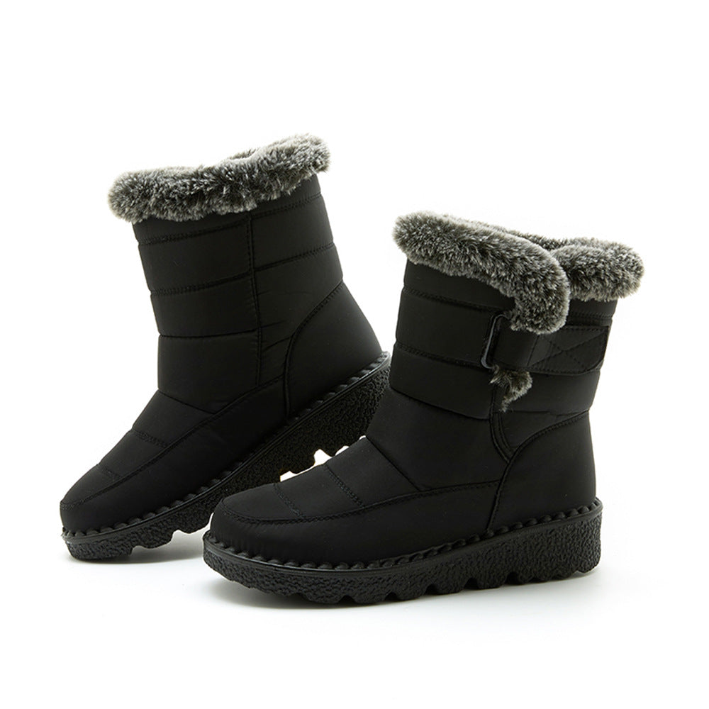 Marielle Duquesne | Waterproof Plush Snow Ankle Boots For Women