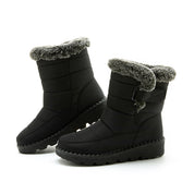 Marielle Duquesne | Waterproof Plush Snow Ankle Boots For Women