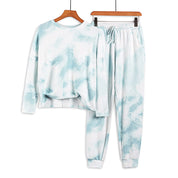 Giselle Castille | Tie-Dye Two Piece Lounge Set For Women
