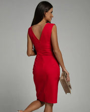 Eleanora Voss | Fitted Midi Dress For Women