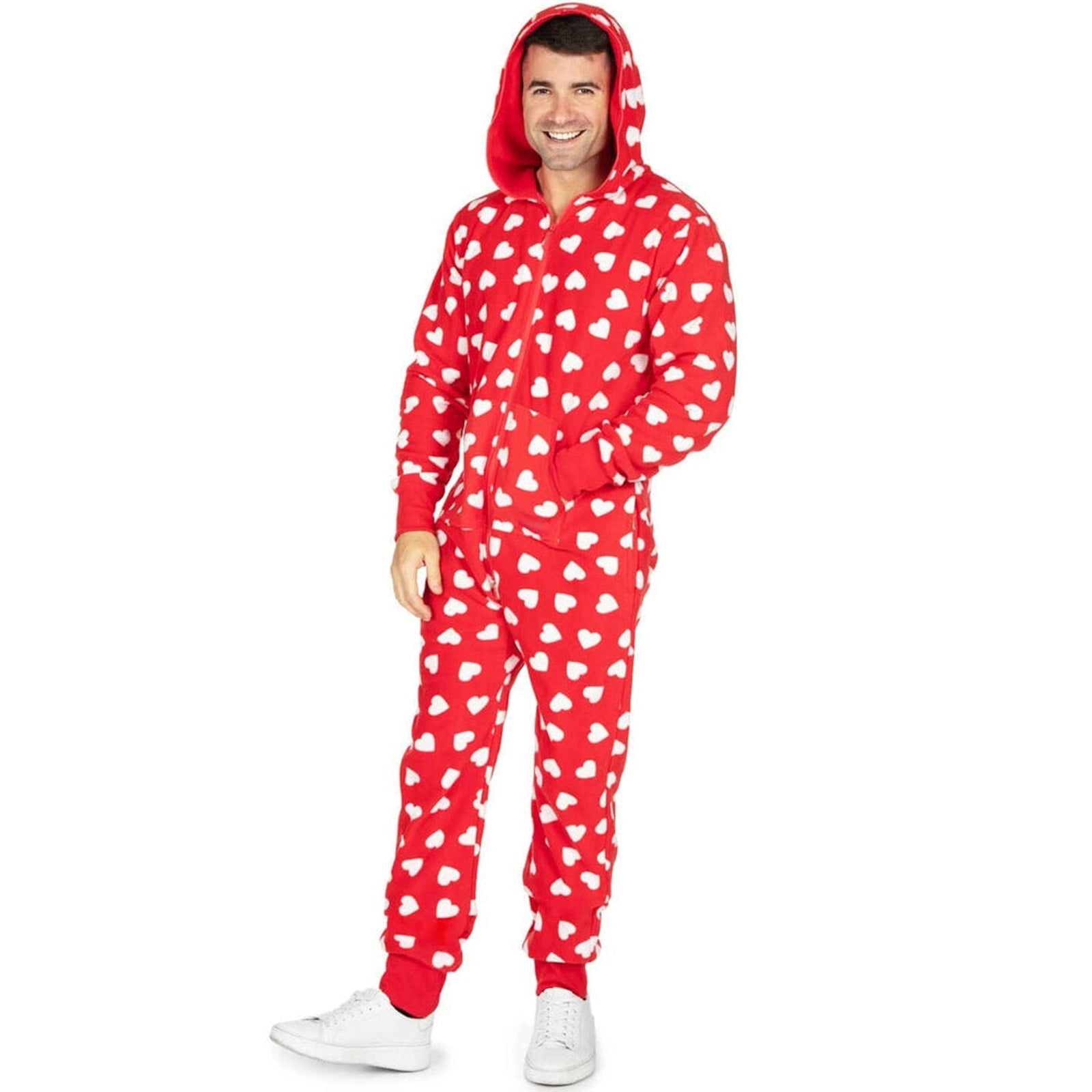 Joy | Black Candy Cane Christmas Pajamas Unisex & Couples