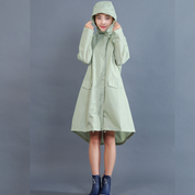Nadia Bellemont | Polka Dot Hooded Raincoat For Women