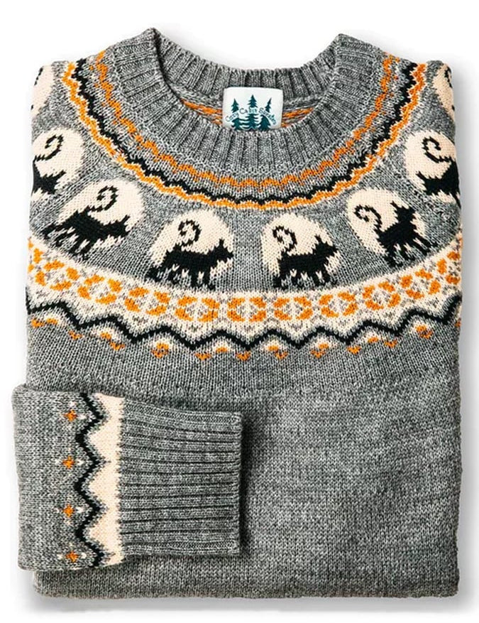 Genevieve Harland | Halloween Pumpkin Knit Sweater For Women