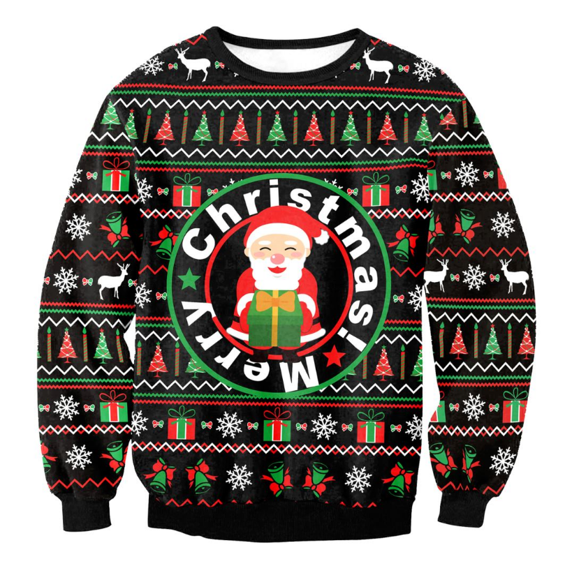 Merry Knit | Multicolor Patchwork Christmas Sweater For Women