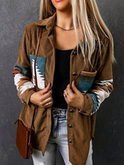 Harper Duvall | Southwestern Corduroy Jacket For Women