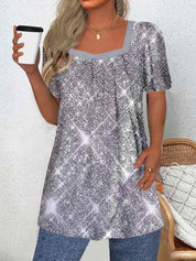 Dominique Fairweather | American Flag Print Top For Women