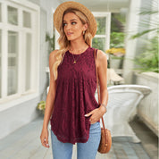 Isabeau Wrenfield | Sleeveless Lace Tank Top For Women