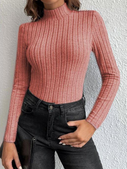 Anaelle Sorbier | Ribbed Half Turtleneck Sweater For Women