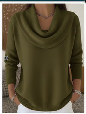 Lilah Morbridge | Cowl Neck Knit Sweater For Women