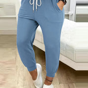 Camille Faucher | Tapered Drawstring Joggers For Women