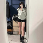 Delphine Roussel | Slim Fit Zip-Up Hoodie For Women