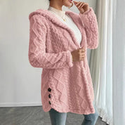 Celestine Harcourt | Hooded Teddy Midi Coat For Women