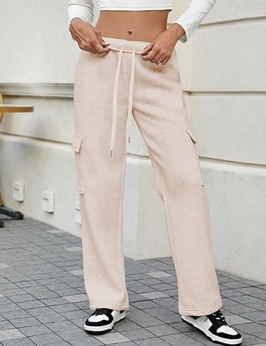 Odile Carrington | Cargo Wide-Leg Jogger Pants For Women