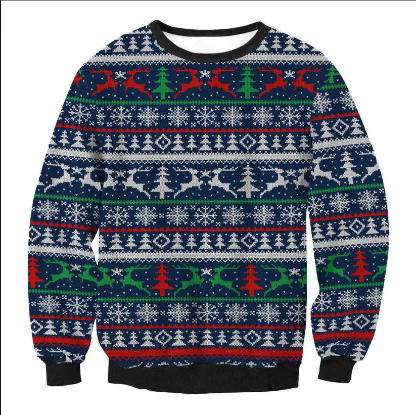 Merry Knit | Multicolor Patchwork Christmas Sweater For Women