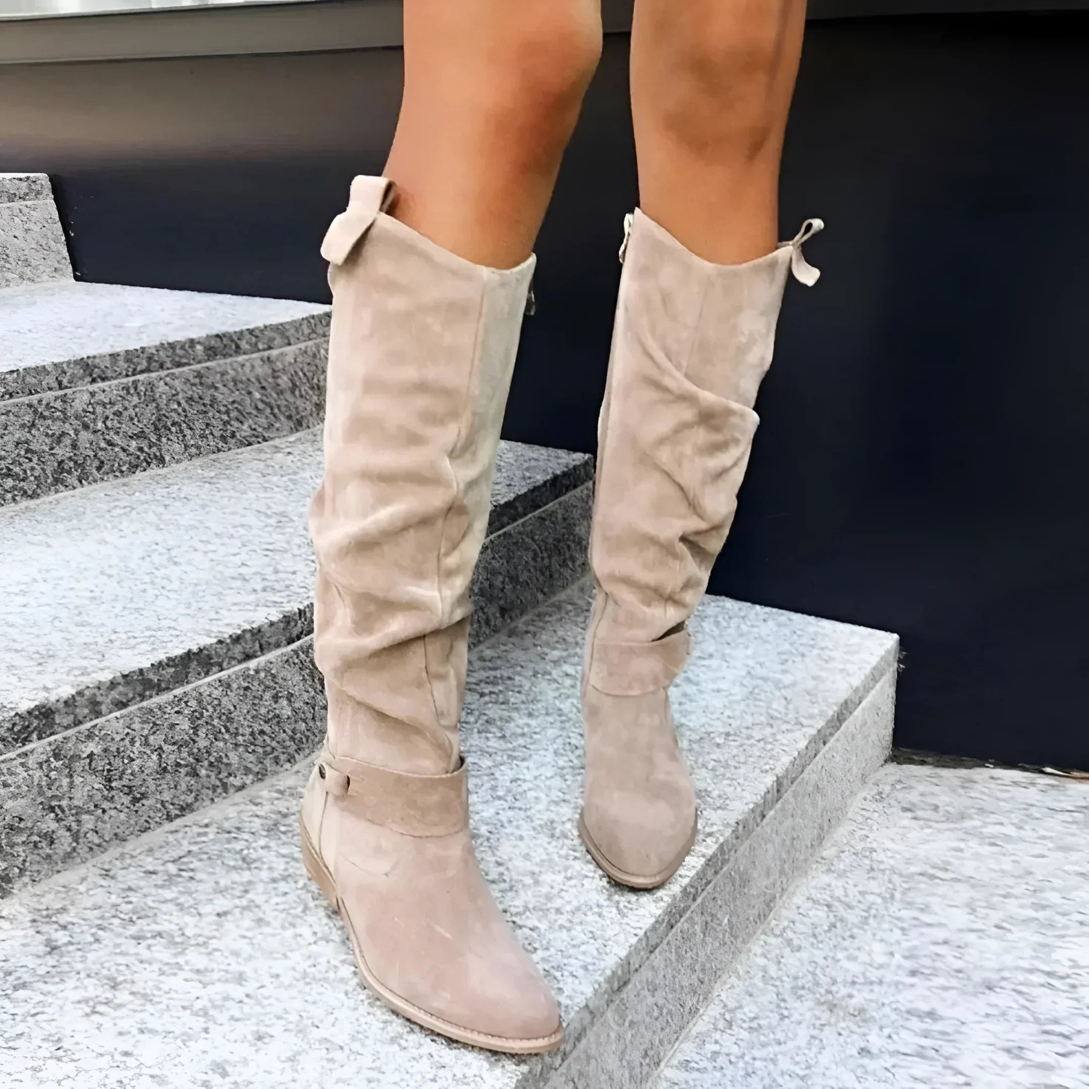 Isabeau Fontcrest | Knee-High Slouch Boot For Women