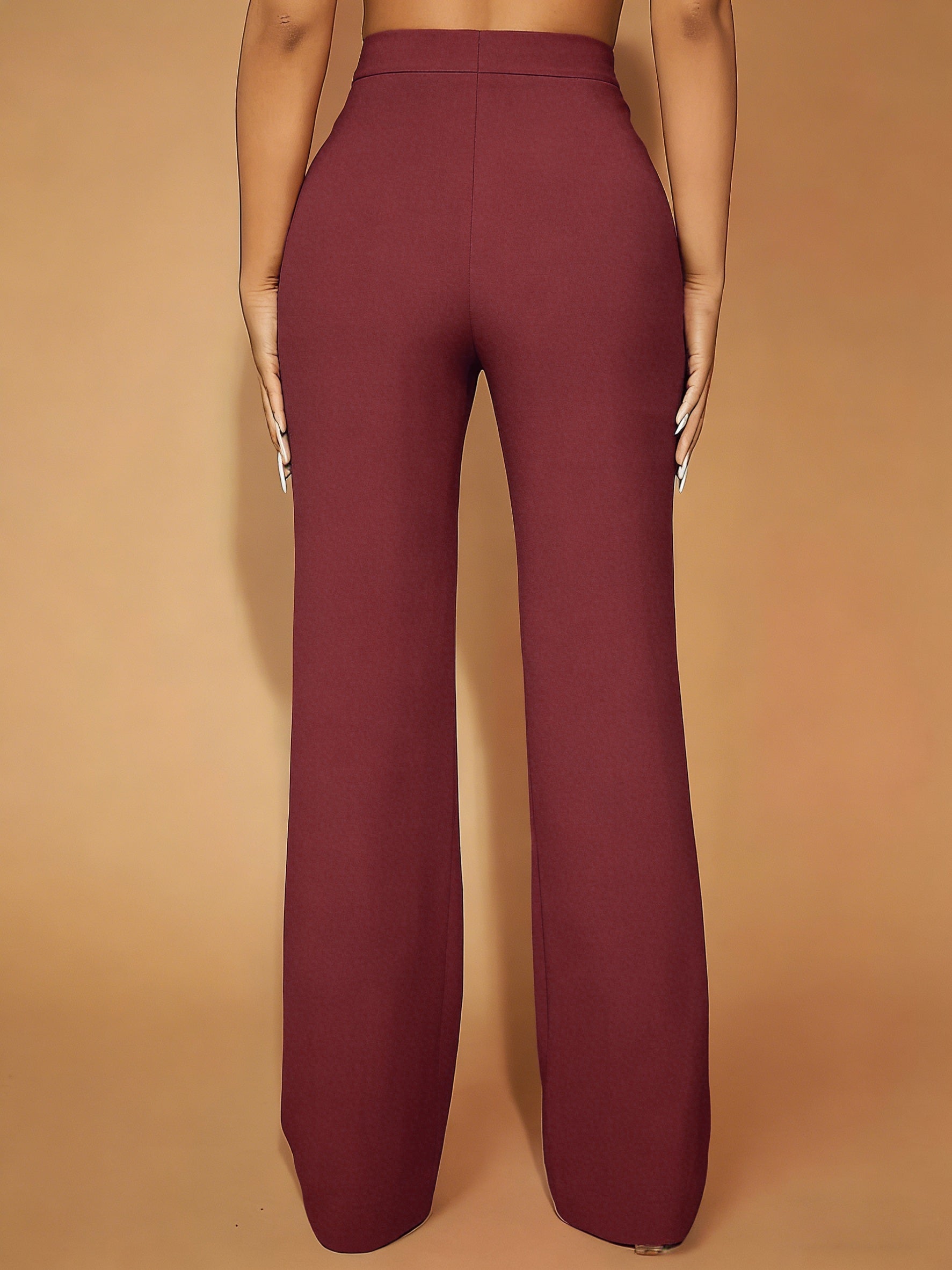 Adele Fontenay | High-Waist Wide-Leg Trousers For Women