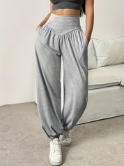 Marina Chastain | High-Waist Wide-Leg Lounge Pants For Women