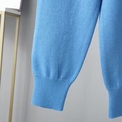 Odile Charvet | Cable-Knit Mock Neck Sweater Set For Women