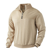 Reed Hunham | Jacquard Quarter-Zip Sweater For Men
