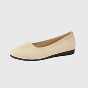 Sylvaine Portreaux | Black Knit Ballet Flats Anti-Slip