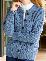 Amara Delfino | Textured Button-Front Cardigan For Women