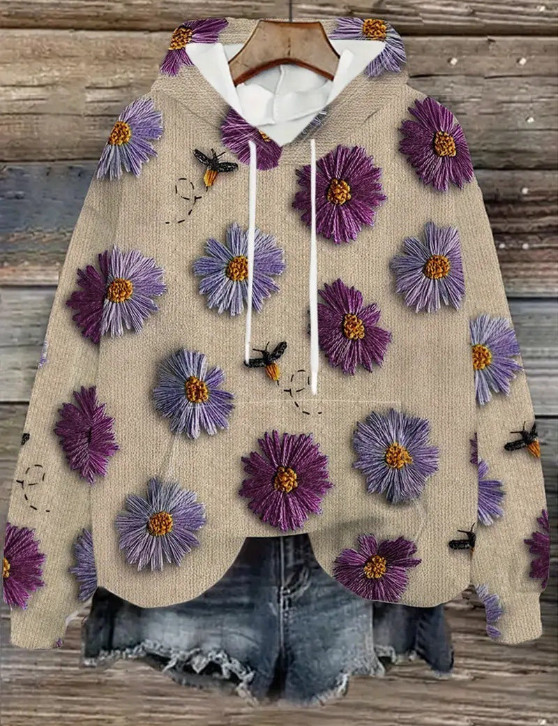 Amerie Sinclair | Blessed Star-Print Hoodie For Women