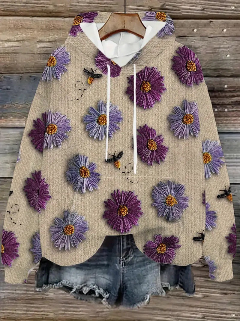 Amerie Sinclair | Blessed Star-Print Hoodie For Women