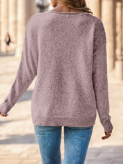 Sabine Corbeil | Pointelle Knit Cropped Sweater For Women