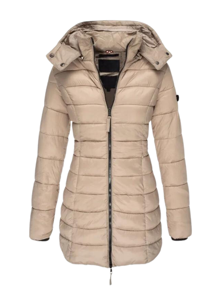 Isabelle Fontaine | Quilted Long Puffer Coat For Women
