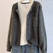 Matteo Lombardi | Button-Front Open Cardigan For Men