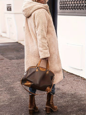 Maxime Beaufort | Reversible Sherpa-Lined Long Coat For Men